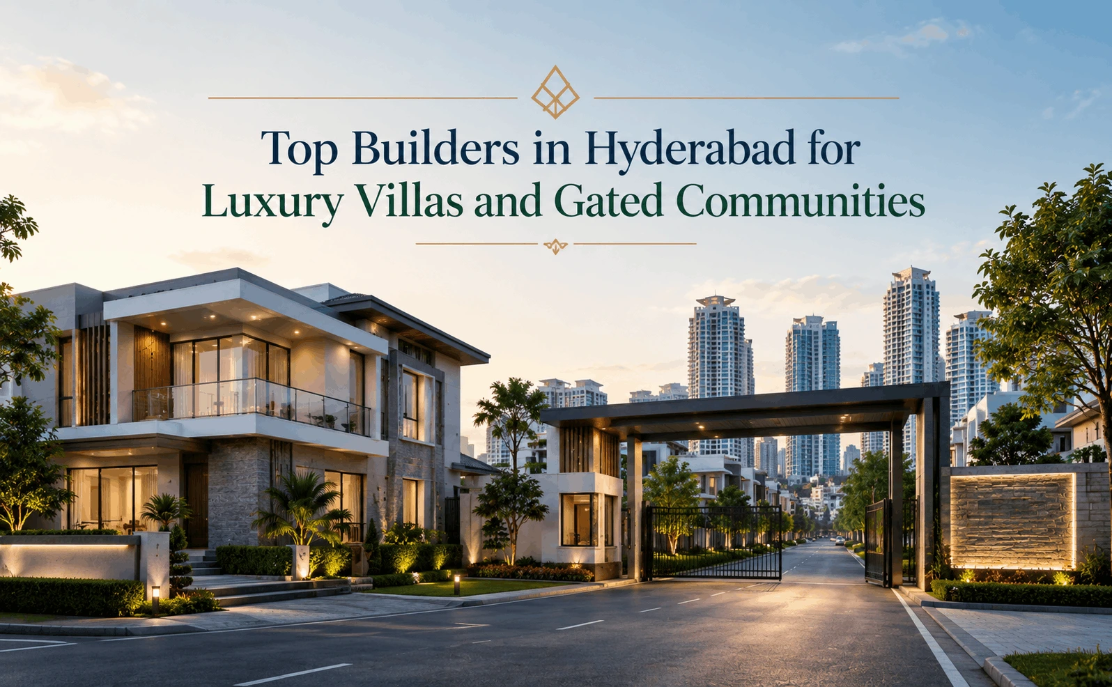 Top Builders in Hyderabad for Luxury Villas and Gated Communities
