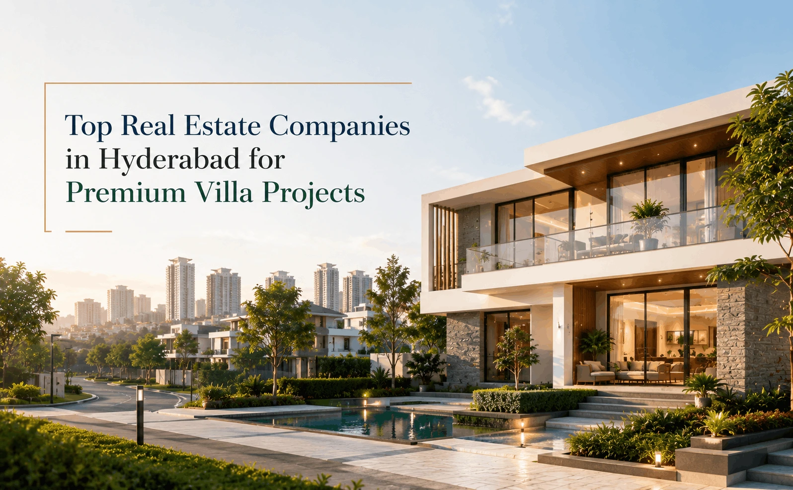 Top Real Estate Companies in Hyderabad | Villa Developments