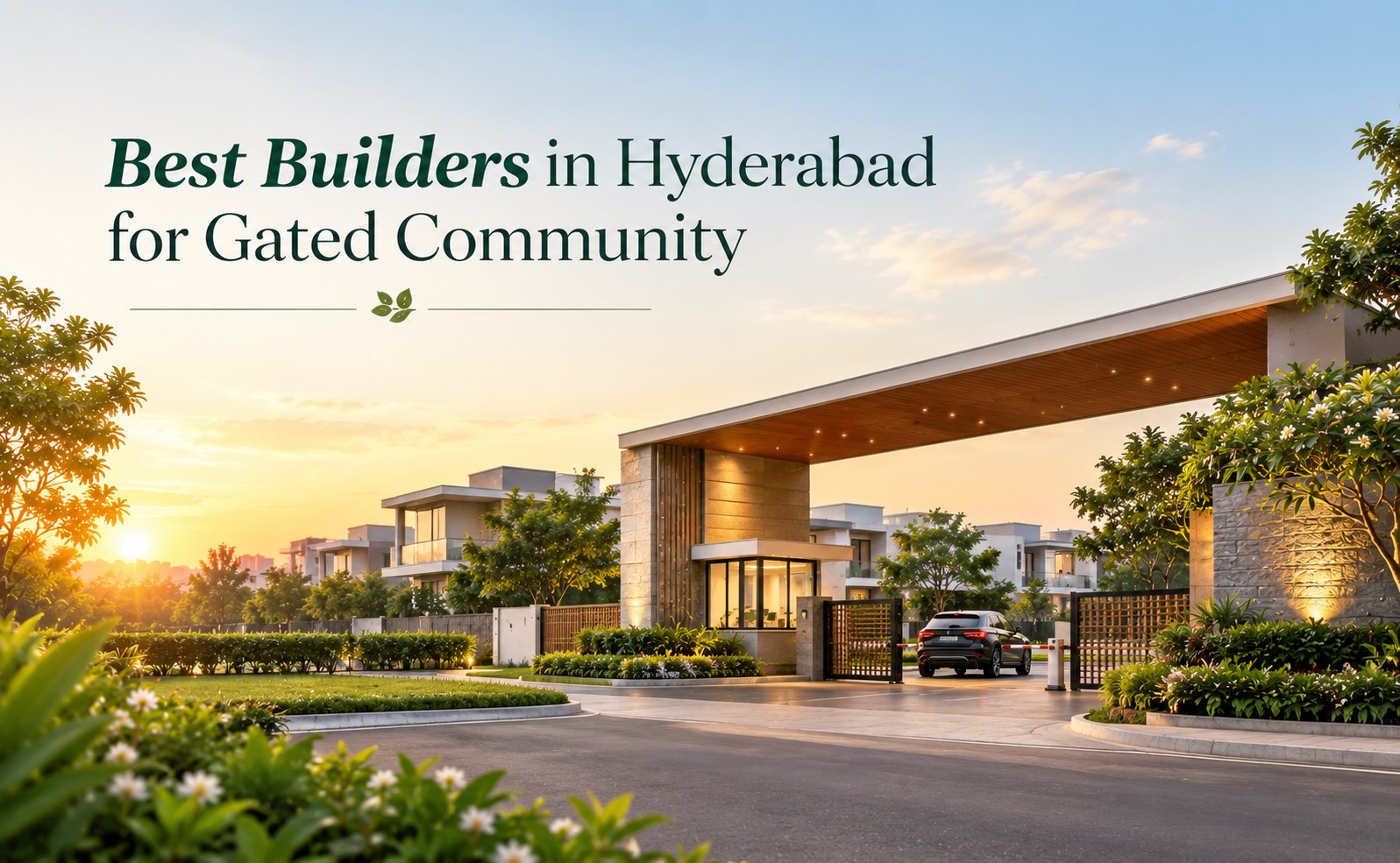 Best Builders in Hyderabad for Gated Community