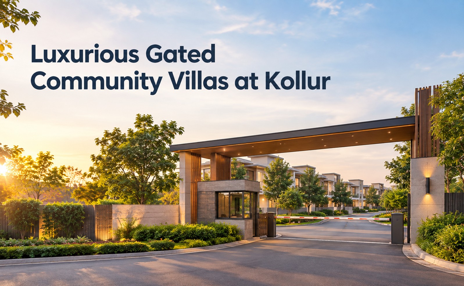 Luxurious Gated Community Villas at Kollur