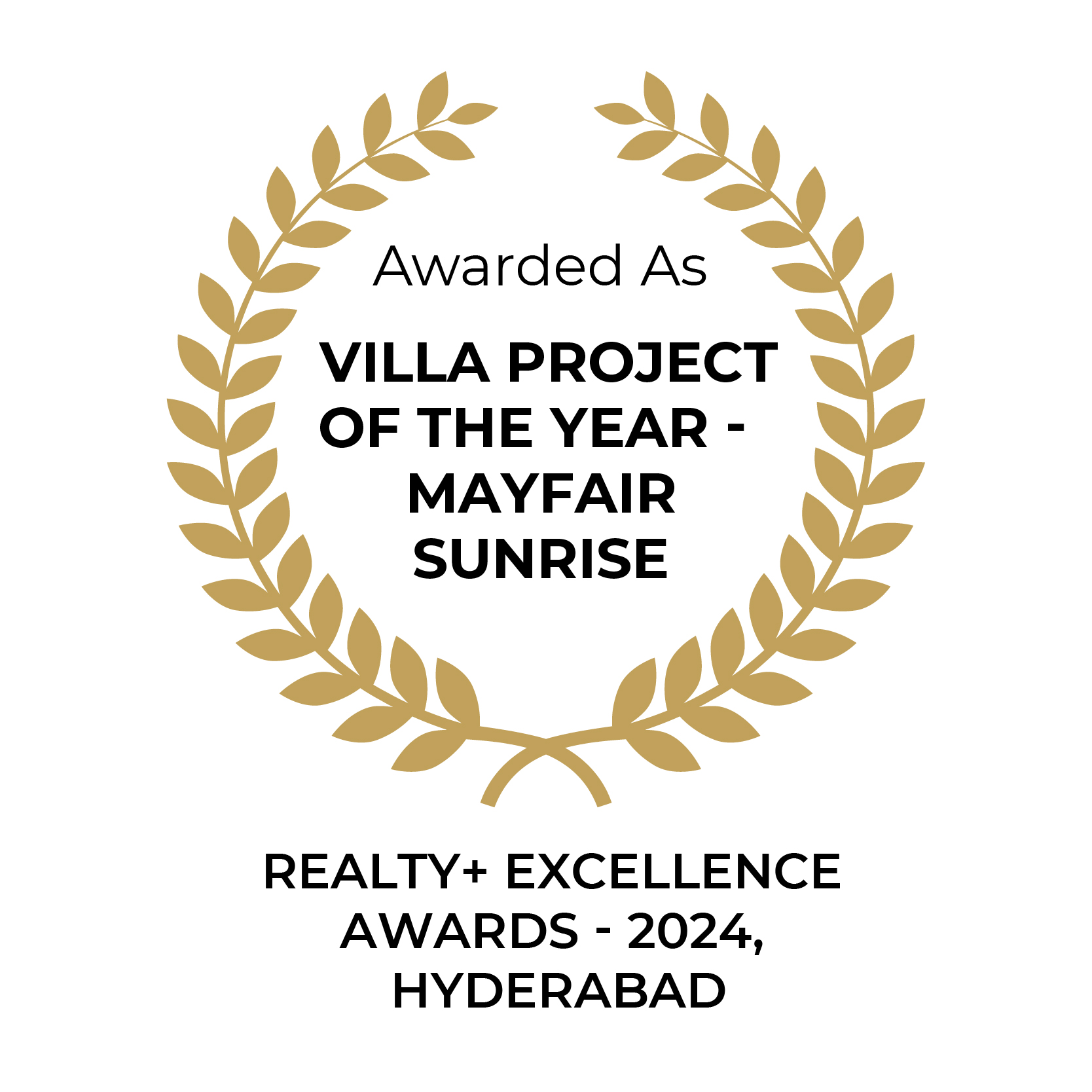 awarded as a villa  project